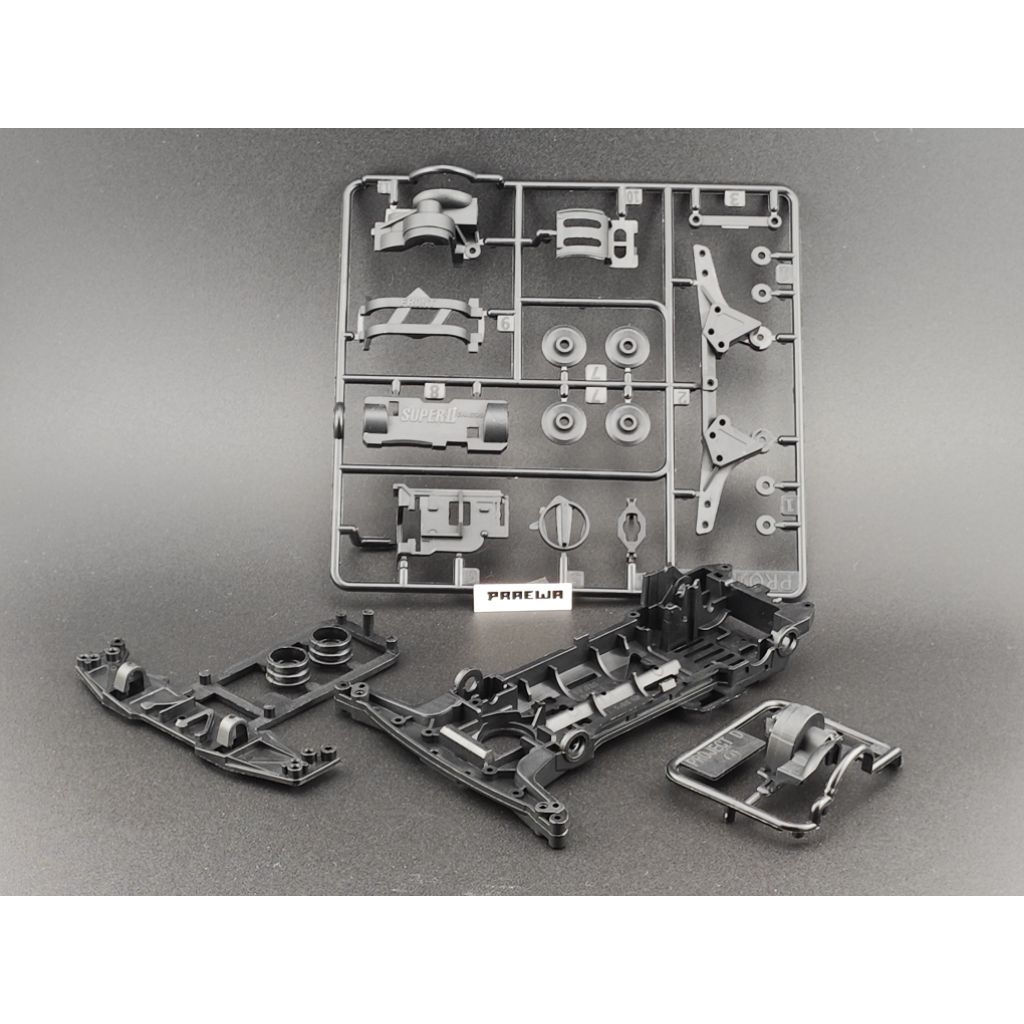 ชุดโครง Super 2 +พาร์ทแต่ง งานคาร์บอนทุกชิ้น - Full PA-CF Carbon Super II Chassis Kit S2