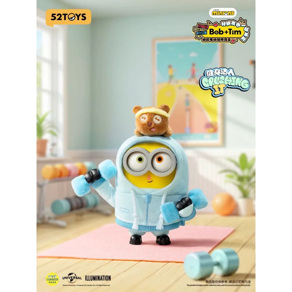 ⭐️จุ่ม(1 จุ่ม)⭐️ ส่งภายใน 24ชม🇹🇭 Minions Bob&Tim Better Together Series Keychain พวงกุญแจ - รูปที่ 5