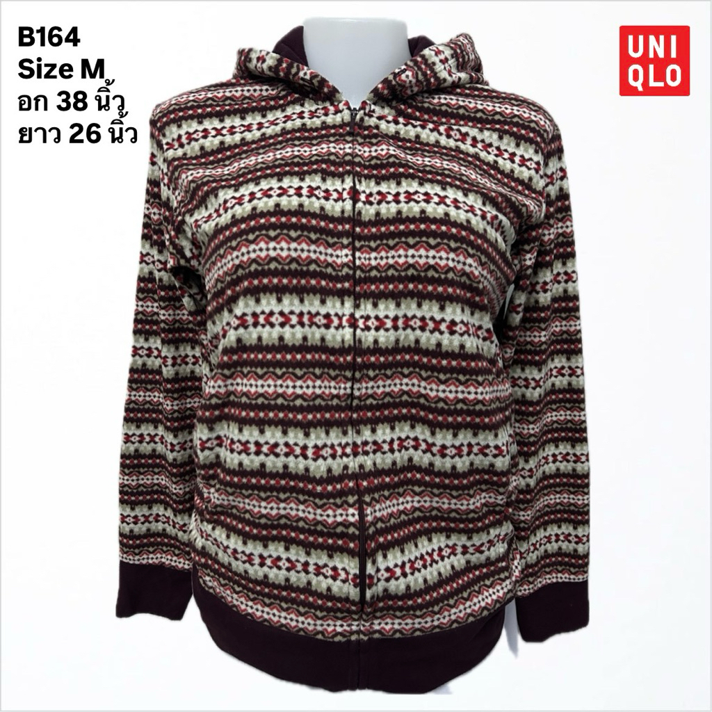 UNIQLO แท้ เสื้อแขนยาว มีฮู้ด มือสอง