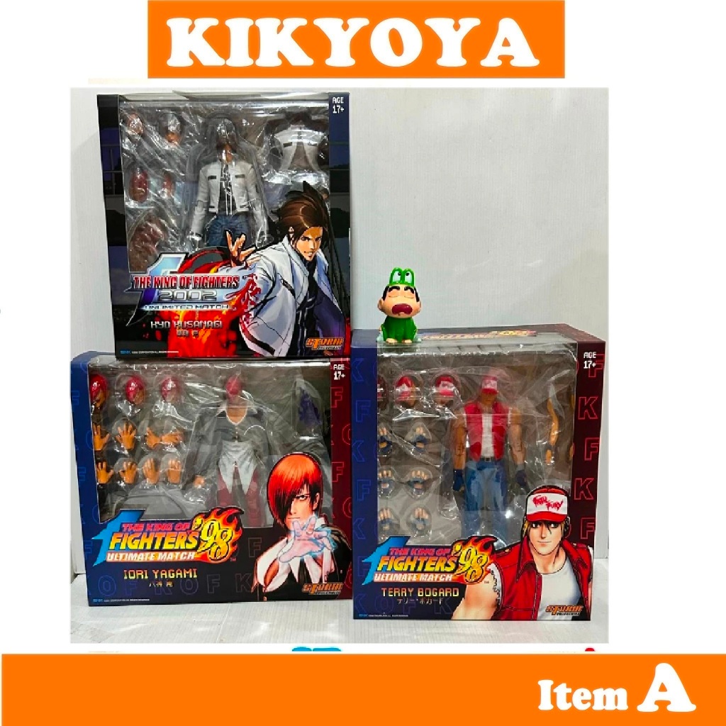 SET STORM COLLECTIBLES The King of Fighters '98 Terry Bogard kyo kusanagi iori yagami NEW unopened