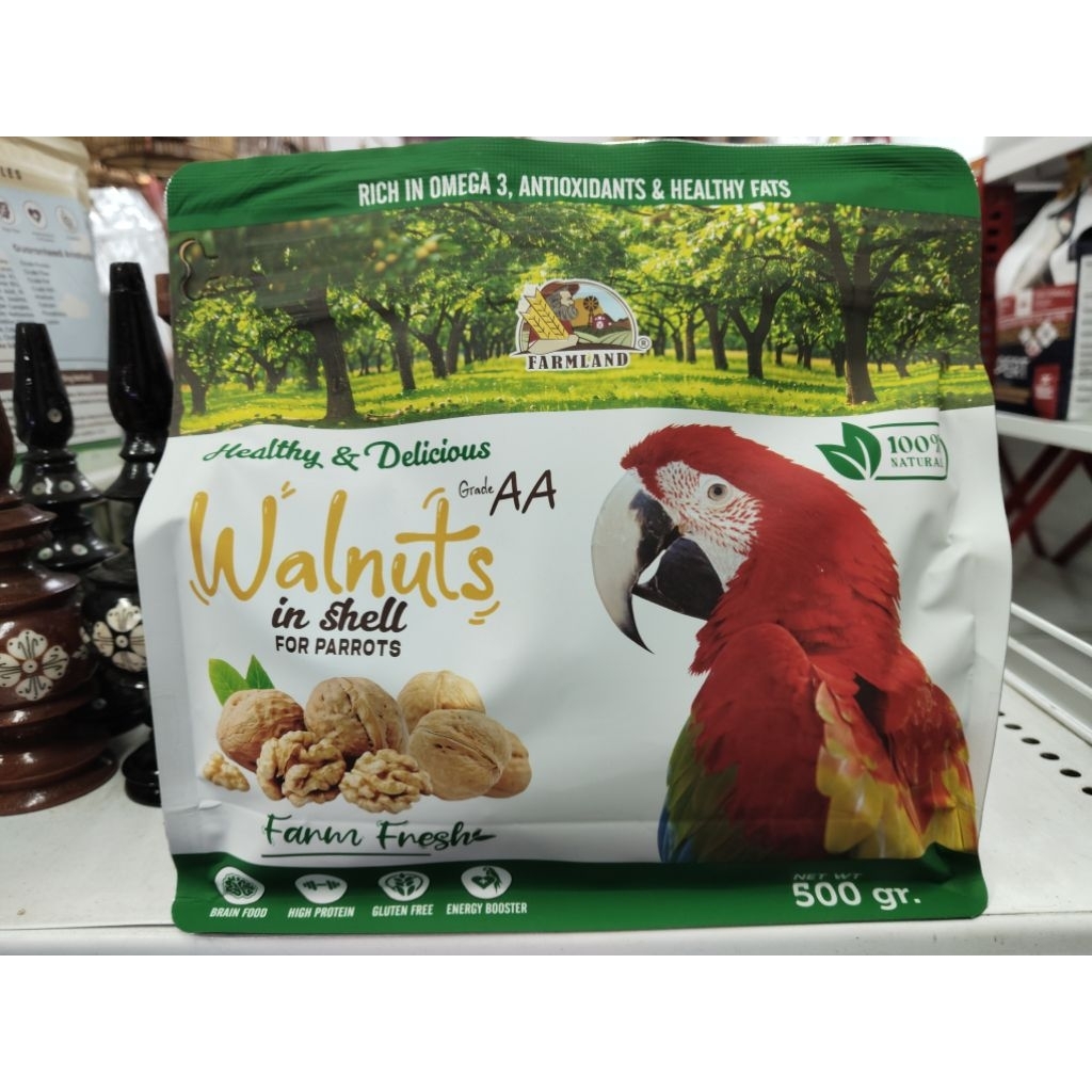 อาหารนกแก้ว Walnuts ขนาด 500 กรัม