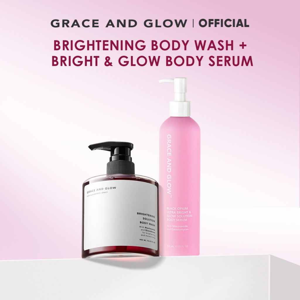 【เซตผิวสวย】Grace and Glow เจลอาบน้ำ + บอดี้เซรั่ม - ผิวกระจ่างใส ชุ่มชื้น พร้อมดูแลปัญหาสิว