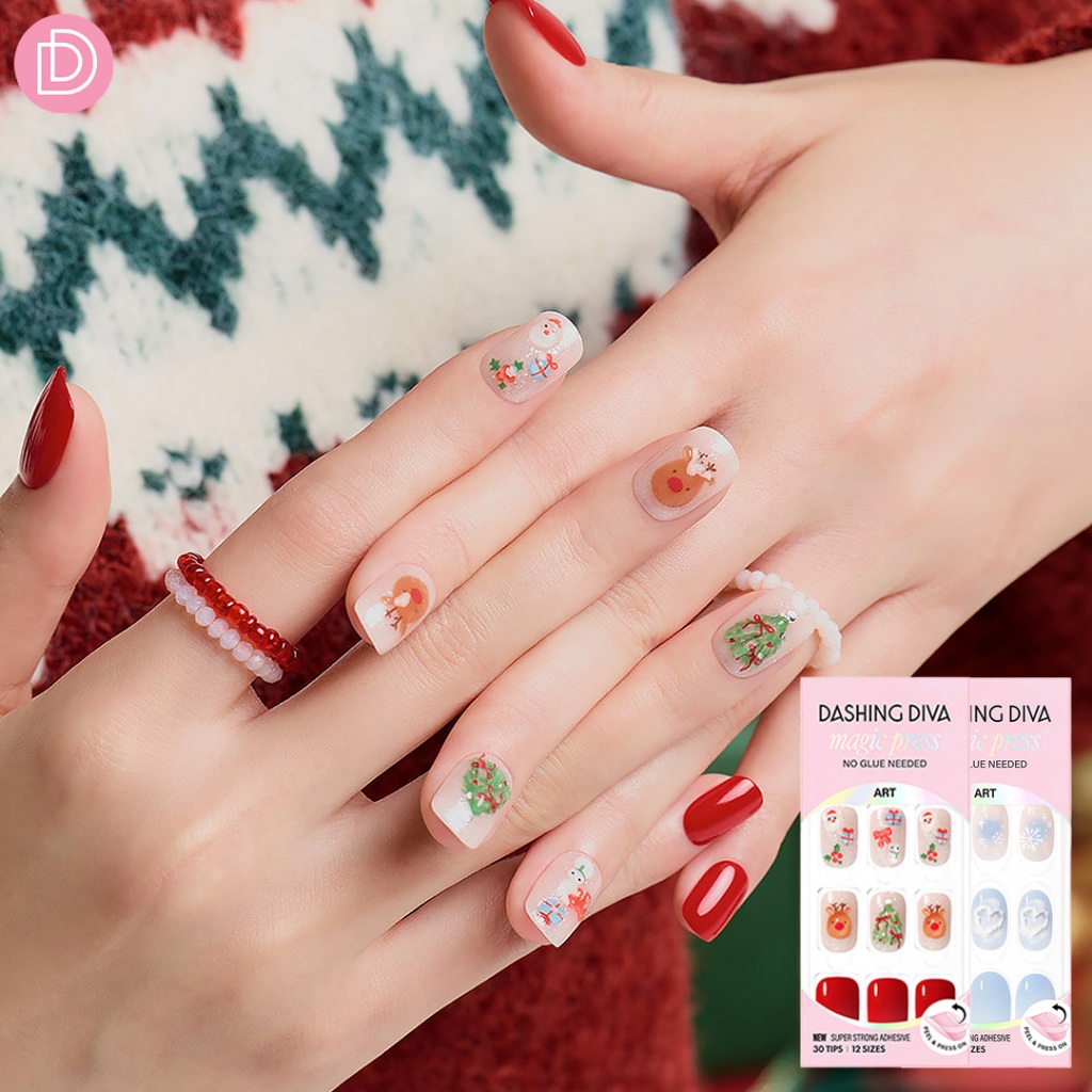 Dashing Diva เล็บปลอม Collection คริสต์มาส 2025