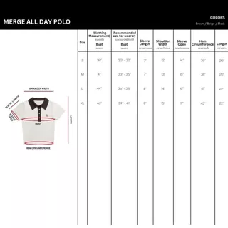 Merge Official - Merge All Day Polo (พร้อมส่ง)