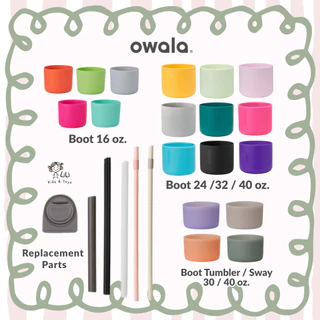 LiLi 🥤 พร้อมส่ง ของแท้ 100% Owala Bottle Boot บูทซิลิโคน หลอด Freesip Repacement Part
