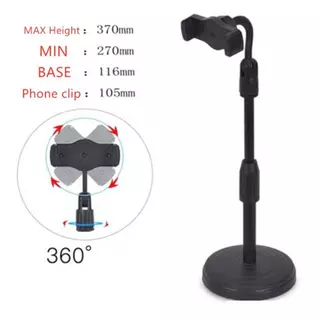 ขาตั้งโทรศัพท์ ปรับหมุนได้ 360องศา ทนทาน รุ่นอัพเกรดขาตั้งโทรศัพท์ ขาจับโทรศัพท์ ปรับสูงต่ำได้