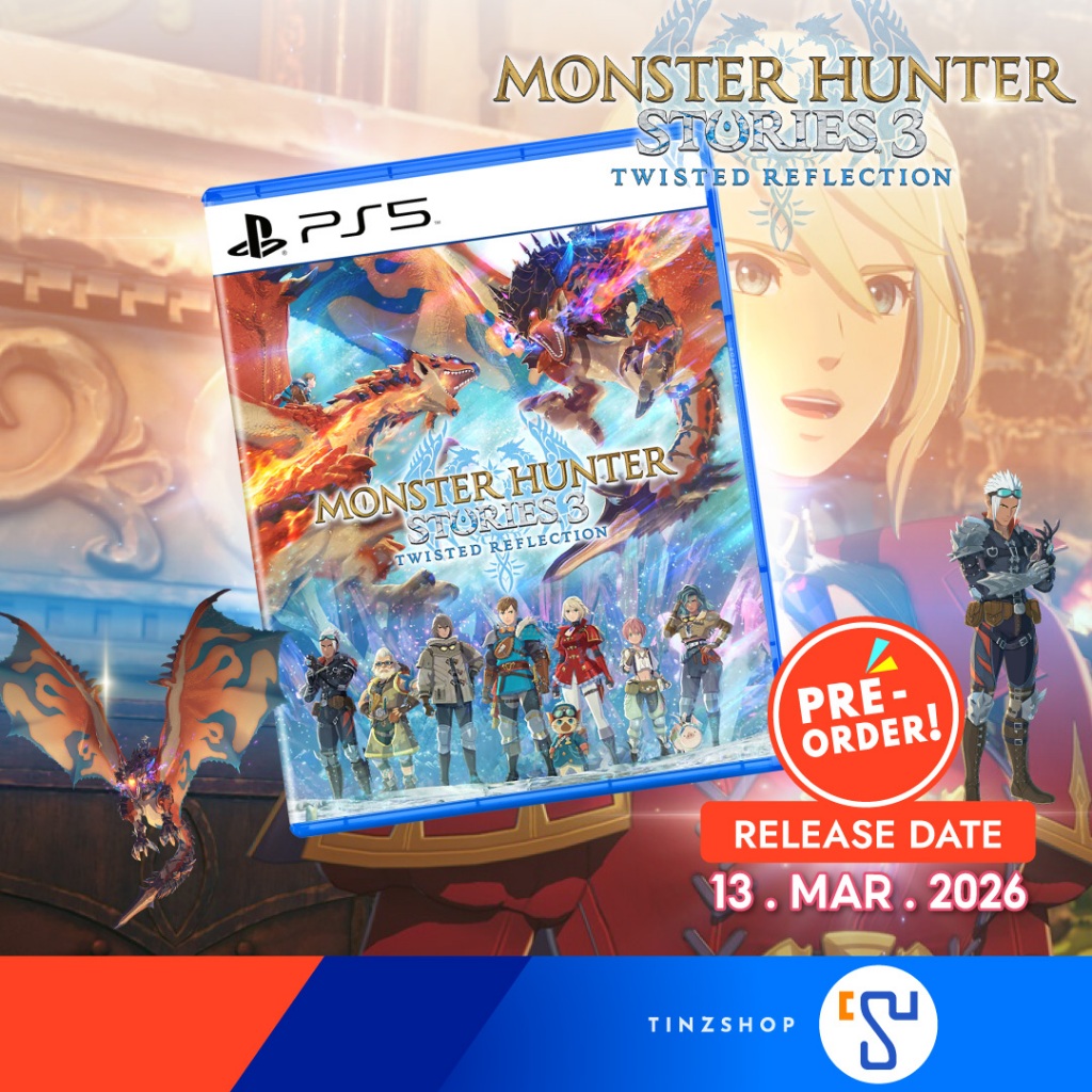 [Pre Order 13.03.2026] PlayStation 5 PS5 Game Monster Hunter Stories 3 : Twisted Reflection Zone Asi