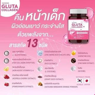 1แถม2 ฮายังกลูต้า คอลลาเจน Hayang Gluta Collagen ผิวใส สิว