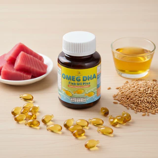 Omeg DHA From Fish Oil Plus ผลิตภัณฑ์เสริมอาหาร โอเม็ก ดีเอชเอ จากน้ำมันปลา พลัส
