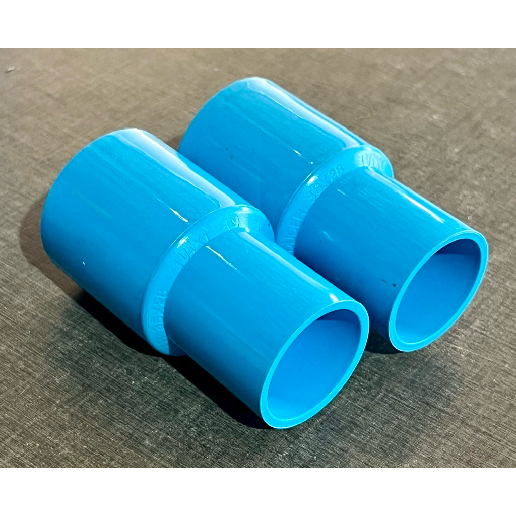 (แพ็ค15,20ชิ้น) 11/4“ x 1” ข้อลดกลมหนา นิ้วสอง ลด 1นิ้ว pvc ตรา TOP