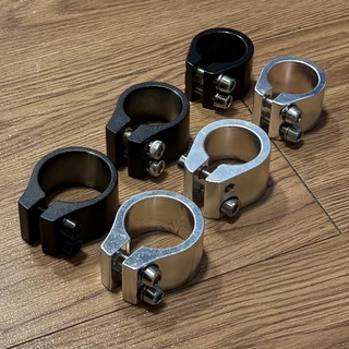 แคลมป์รัดหลักอานอลูมิเนียม (แบบน็อตคู่) BSC-62 (Double Bolt Seatpost Clamp)