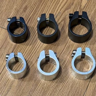 แคลมป์รัดหลักอานอลูมิเนียม (แบบน็อตคู่) BSC-62 (Double Bolt Seatpost Clamp)