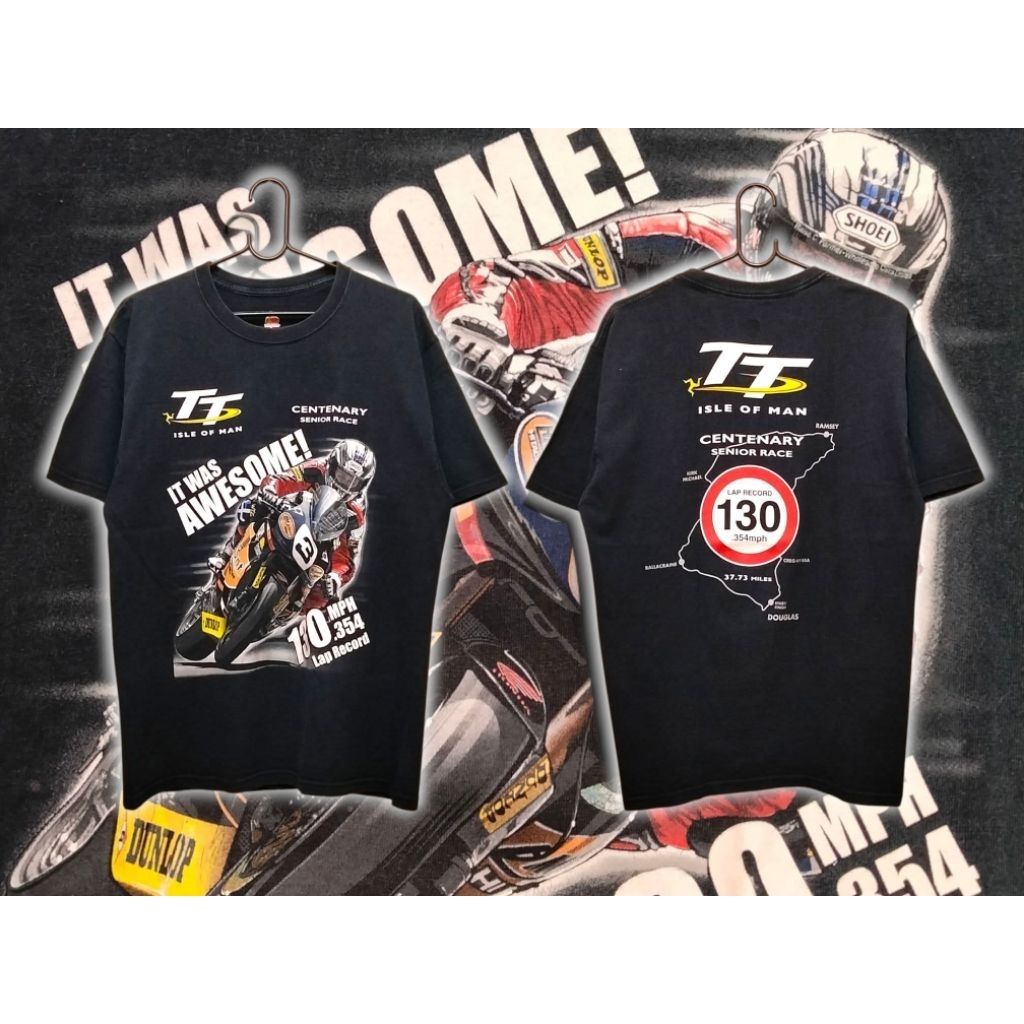 เสื้อยืด วินเทจ TT Super bike มือ2