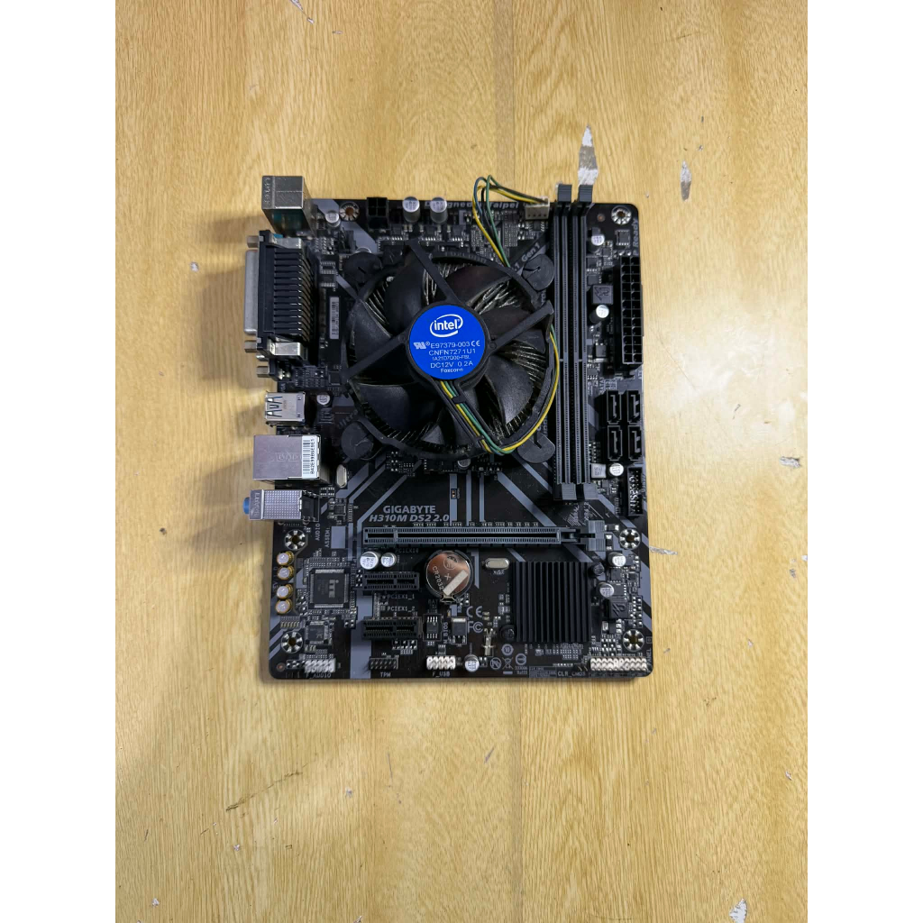 ขายชุดซีพียู,เมนบอร์ดมือสอง INTEL CORE I3-9100,GIGABYTE H310M LGA1151V2