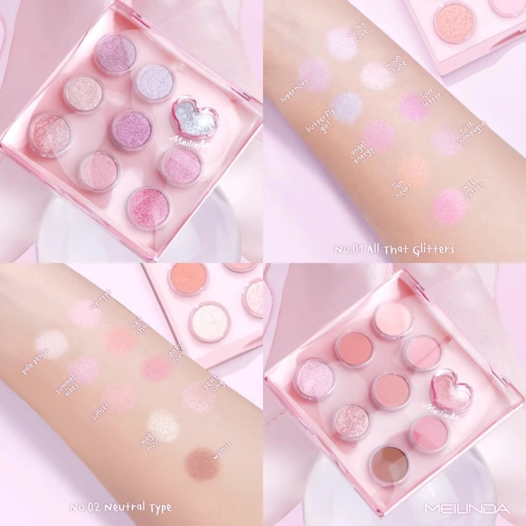 MEILINDA Chiffon Ribbon Blush พาเลท+คอนทัวร์+ไฮไลท์ ครบชุด thumbnail 7
