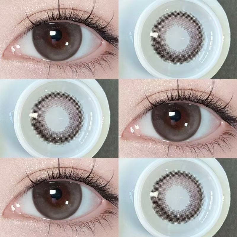 (COD)0.00-2.50คอนแทคเลนส์สี 1 คู่ เส้นผ่านศูนย์กลาง 14.2MM คอนแทคเลนส์ คอนแทคเลนส์รายปี คอนแทคเลนส์ส