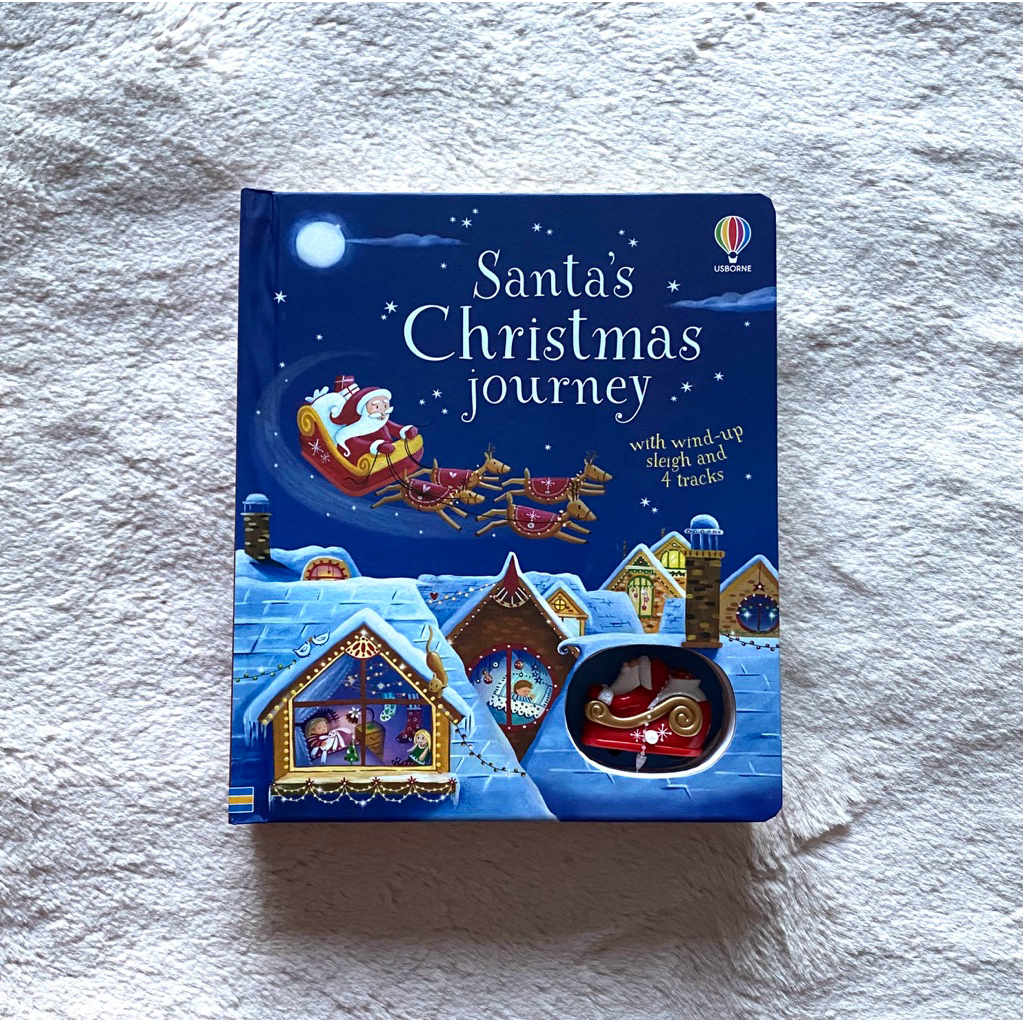 Usborne Santa‘s Christmas Journey with Wind-Up Sleigh