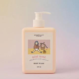 Summerstuff.marine - BODY WASH (SHOWER GEL) กลิ่น BEBE ROSE (400 ml) - เจลอาบน้ำ ครีมอาบน้ำ