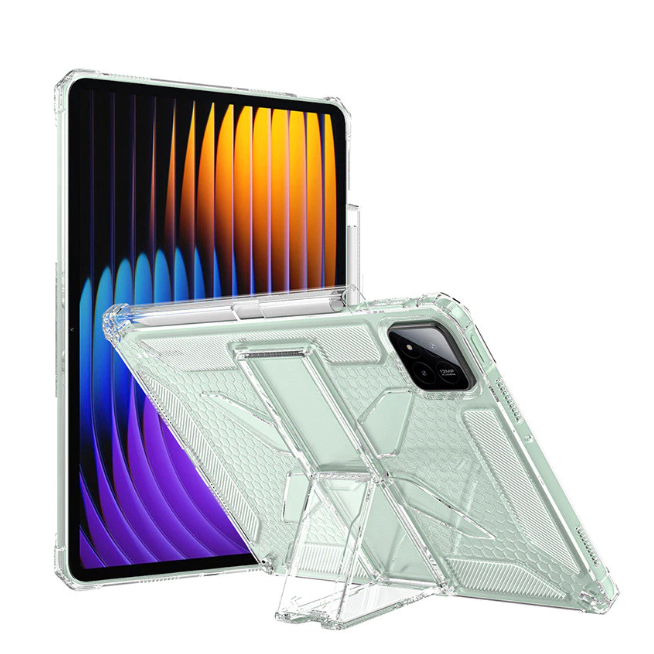 เคสใส ตั้งได้ พร้อมที่เก็บปากกา เสี่ยวมี่ แพด7  รุ่นหลังนิ่ม  Use For  Xiaomi Pad 7  Silicone Stand Cover (11.5)