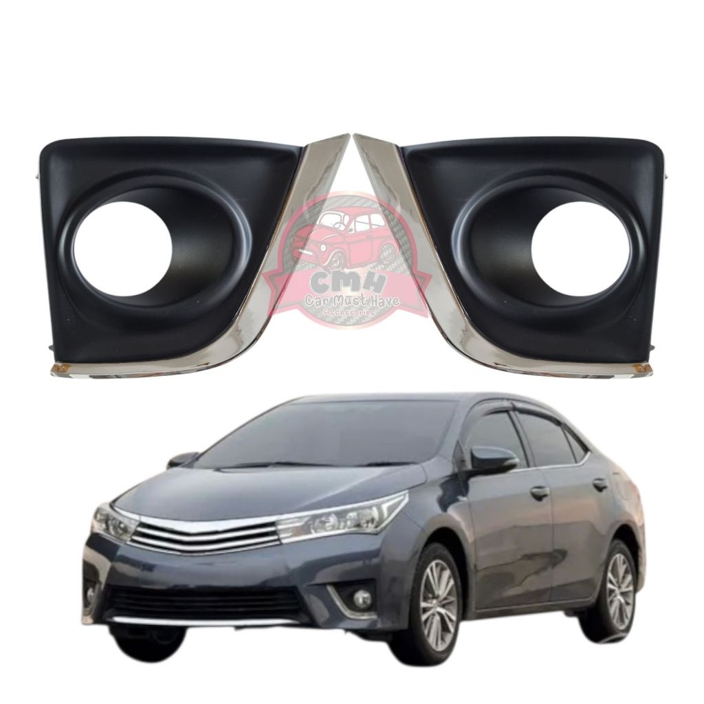 ครอบ ไฟตัดหมอก TOYOTA COROLLA ALTIS โตโยต้า โคโลร่า อัลติส 2014 2015 2016