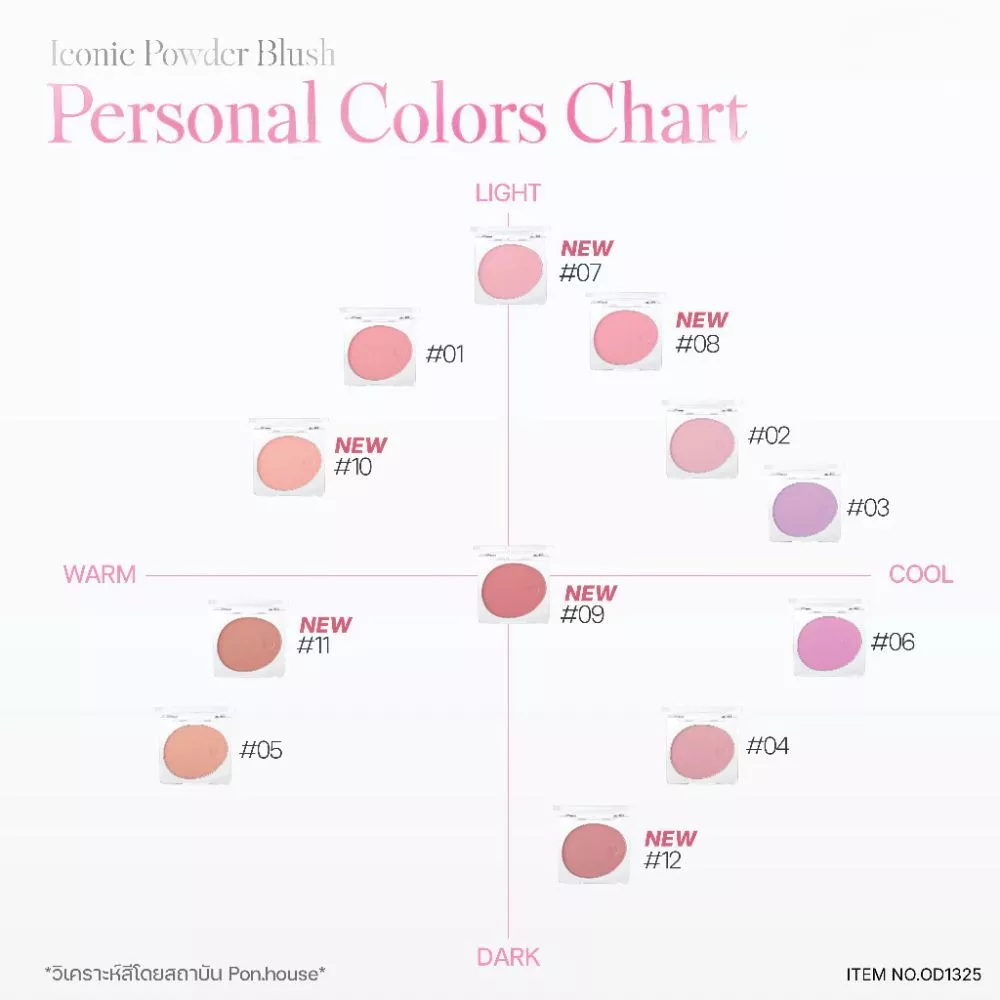 ODBO Iconic Powder Blush 4.2g thumbnail 5
