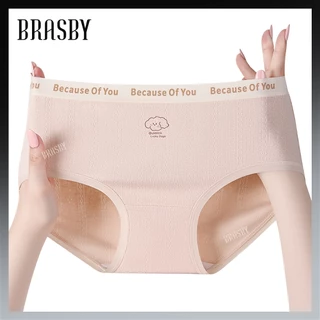 🎉Brasby🎉ชุดชั้นในผ้าฝ้ายแท้ กางเกงชั้นในผู้หญิง น่ารักและทันสมัย นุ่มสบายผิว ระบายอากาศดี ไม่รัดตัว