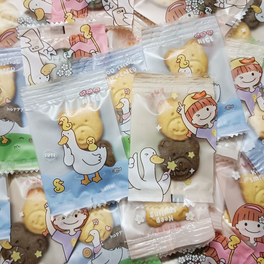 ของแถม ของแจก ของขวัญ ของจีบลูกค้า บิสกิตคุกกี้รูปหมีน่ารัก รสชาติอร่อย ชิ้นละ 2 บาท สั่งขั้นต่ำ 20 ชิ้น