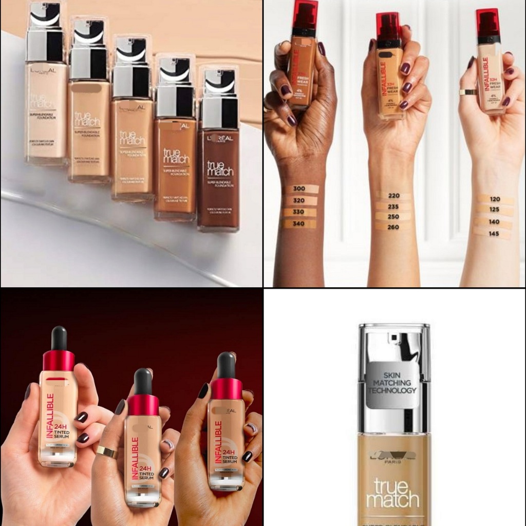Beauty-Siam แบ่งขายรองพื้น5รุ่น L' Oreal 24H Tinted Serum / True Match / Infaillible 32H / Infallibl