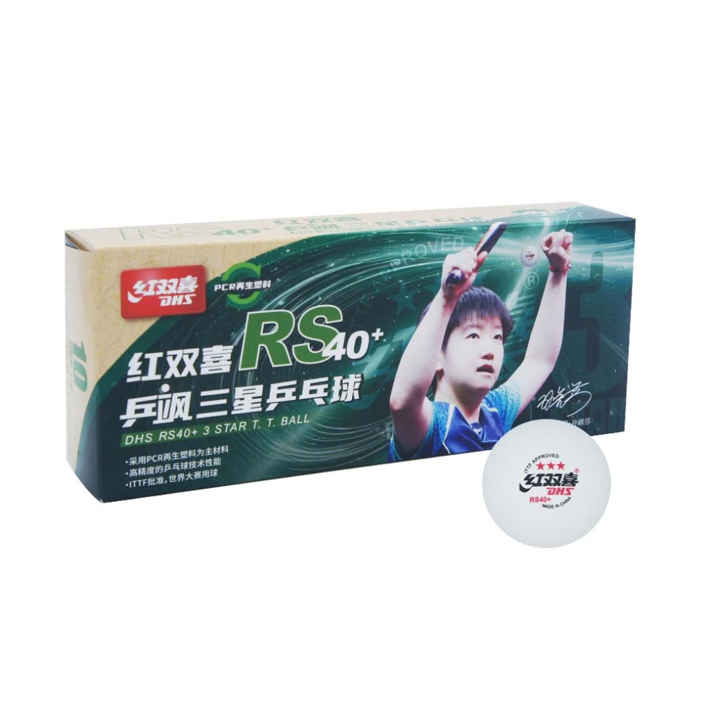 ลูกปิงปอง DHS RS40+A WTT 3 Stars (ITTF) 10 ลูก