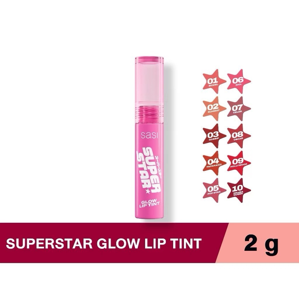 sasi ซุปเปอร์สตาร์ โกลว์ ลิป ทินท์ SuperStar Glow Lip Tint 2g.