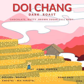 เมล็ดกาแฟคั่วเข้ม,คั่วกลาง,คั่วอ่อน ดอยช้าง (Doi Chang)