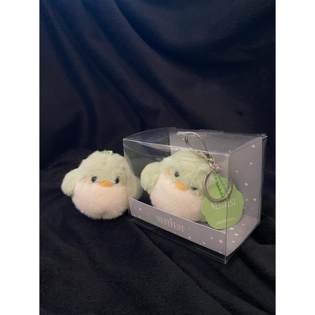 2025 Got7 concert Nestfest : IGOT7 Doll Keyring พวงกุญแจนกเขียว เวอร์ชั่นเกาหลี