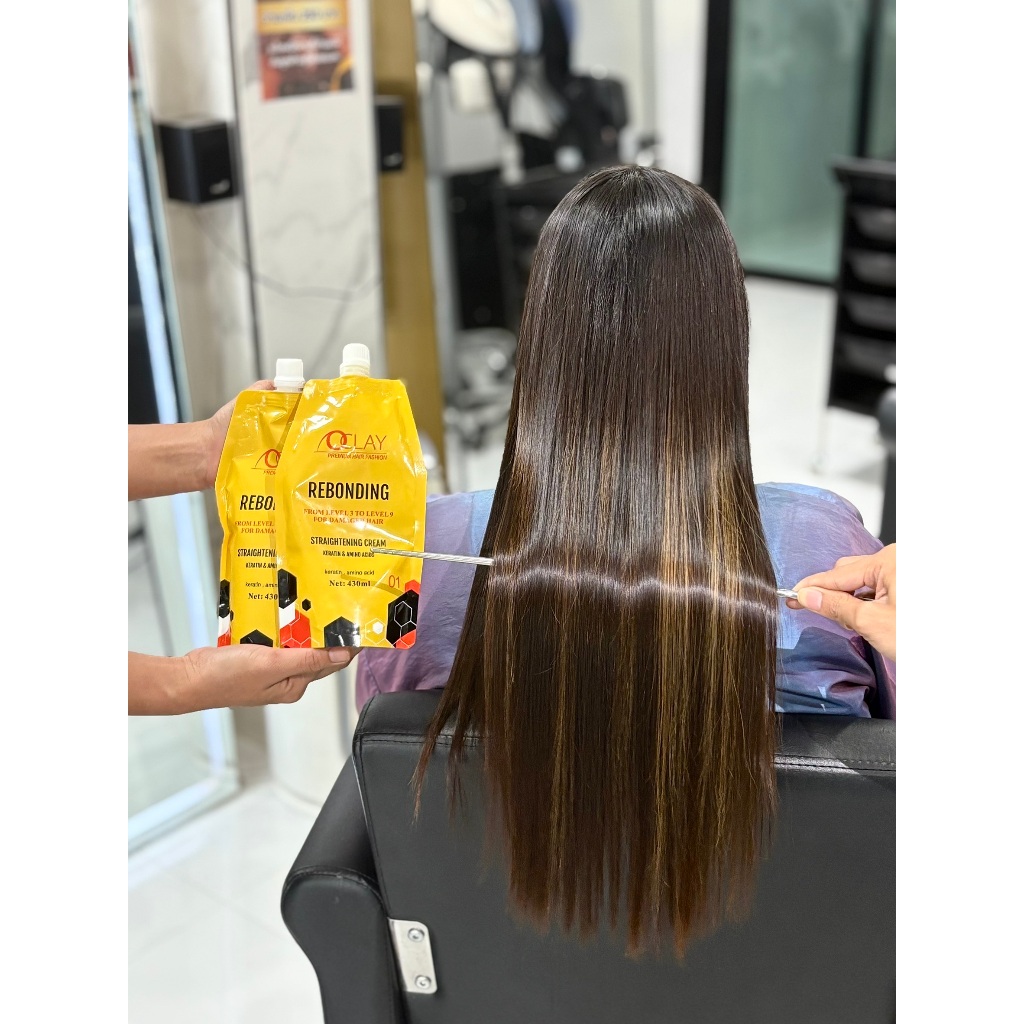 [ครีมยืดผมสองขั้นตอน] Oclay Rebonding | โอเคลย์ รีบอนดิ้ง สูตรผมฟอกยืดได้ ผมแข็งแรงยืดได้ - รูปที่ 3
