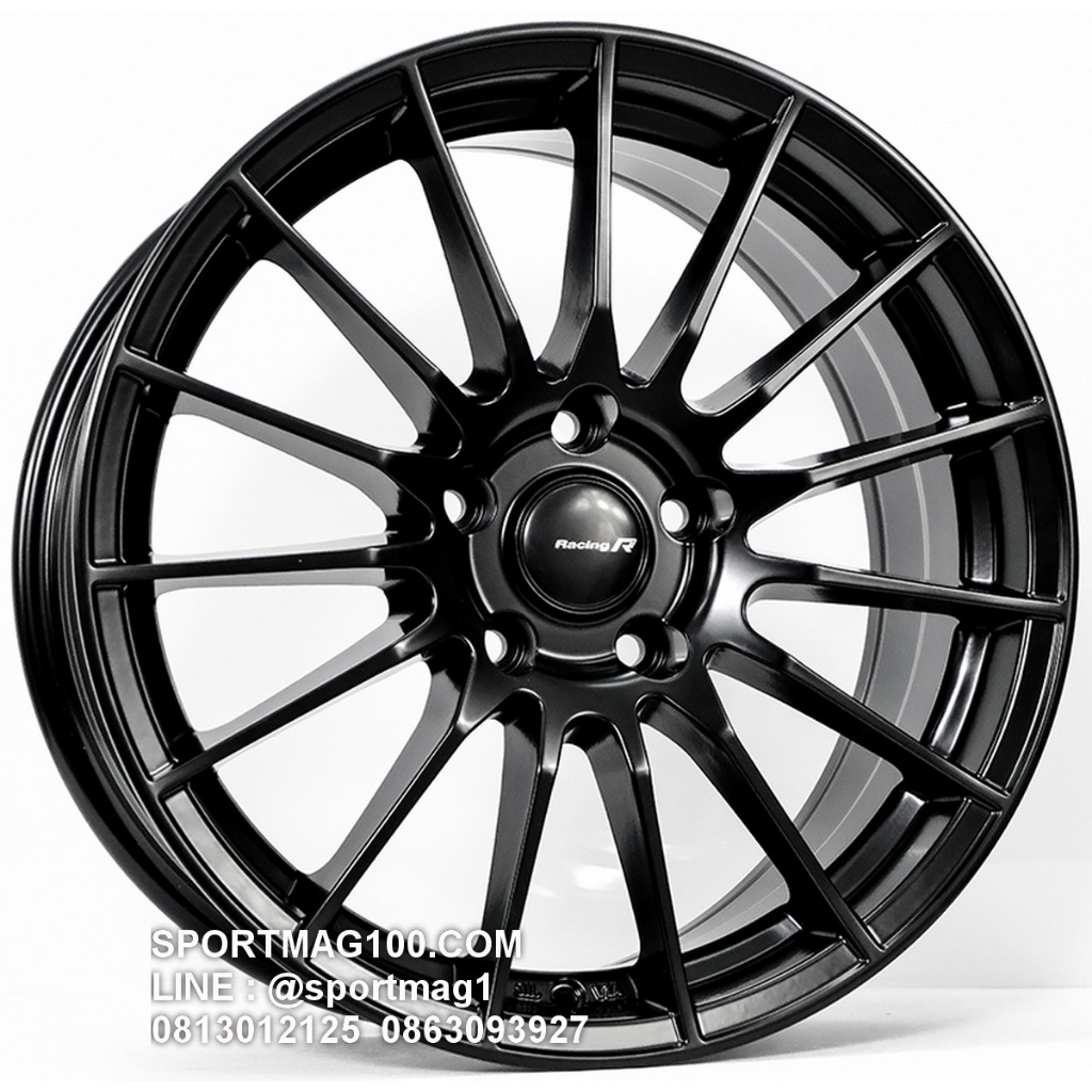 ล้อแม็กซ์ APEX RS05RR ขอบ17นิ้ว 5รู4114.3 สีดำด้าน กว้าง7.5นิ้ว Offset35 [22636]