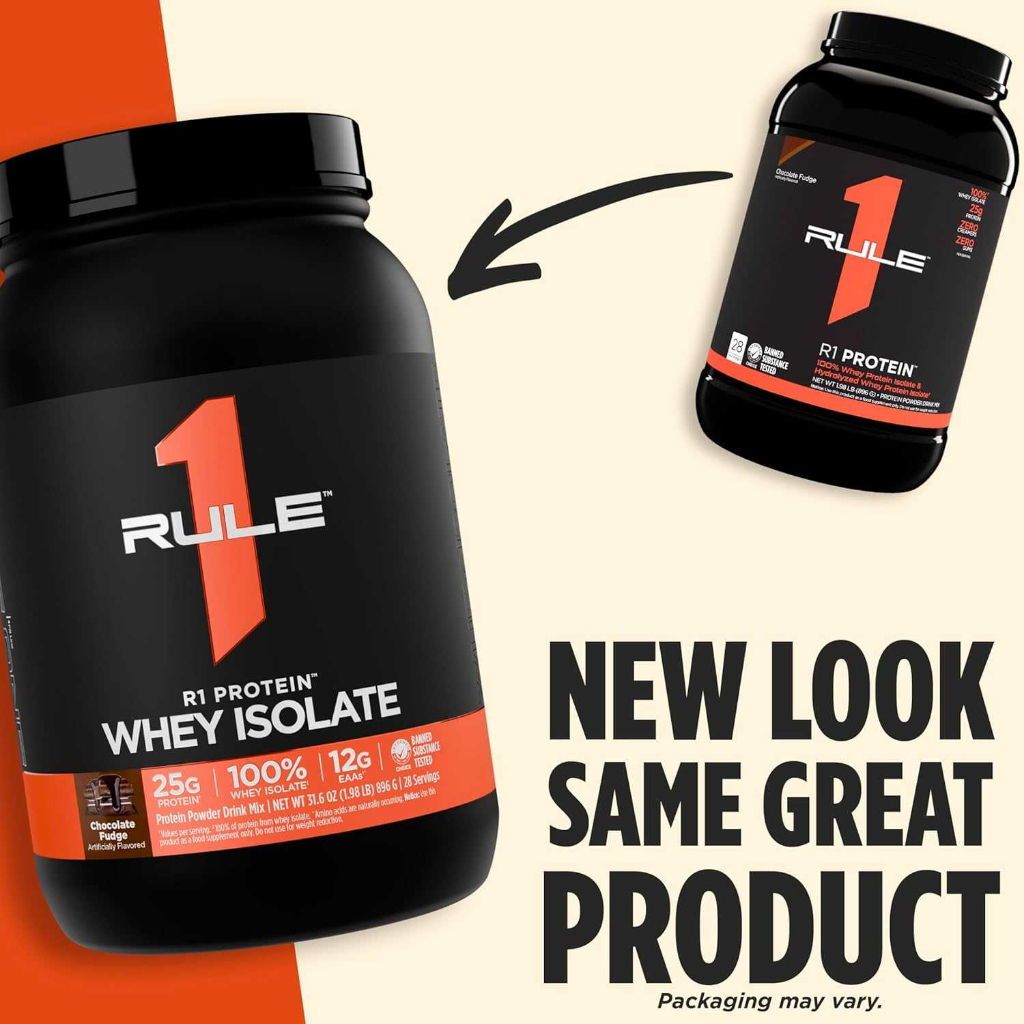 Rule1 R1 Whey Protein Isolate ขนาด 2 lb.เวย์โปรตีน - รูปที่ 4
