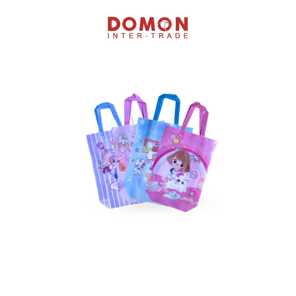 🌈 ถุง PVC คละลาย size L ( 30x37x10 cm) ขนาดกะทัดรัด หนังสือ หรือของใช้จุกจิกได้ครบ / VCC-988