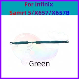 สําหรับ Infinix Smart 5 X657 / X657B ปุ่มปรับระดับเสียงไฟปุ่มปุ่ม Flex Cable Keys ปุ่มปิดระดับเสียงปุ่มขึ้นลงด้านข้างอะไ