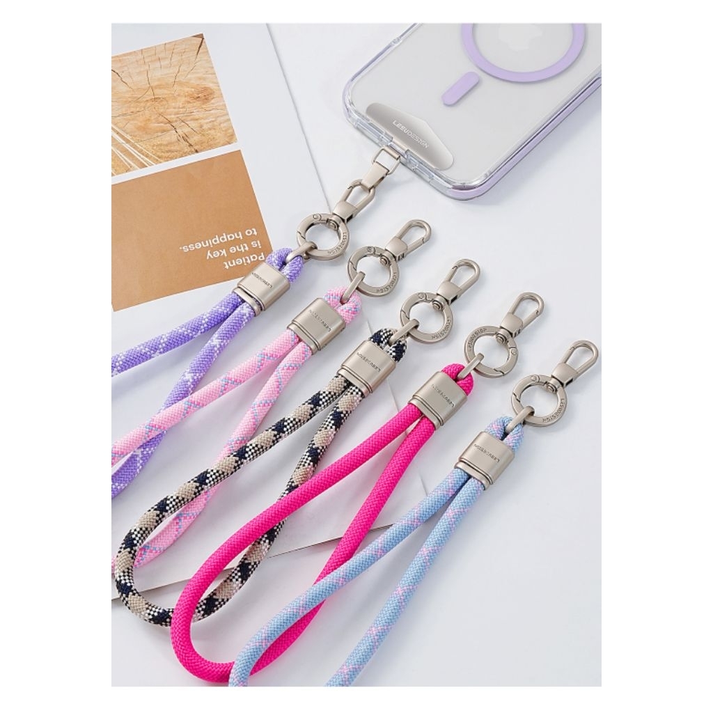 [ส่งจากไทย] Leeu Design สายคล้องโทรศัพท์ แบบคล้องข้อมือ ยาว 35cm. สายหนา 6mm.