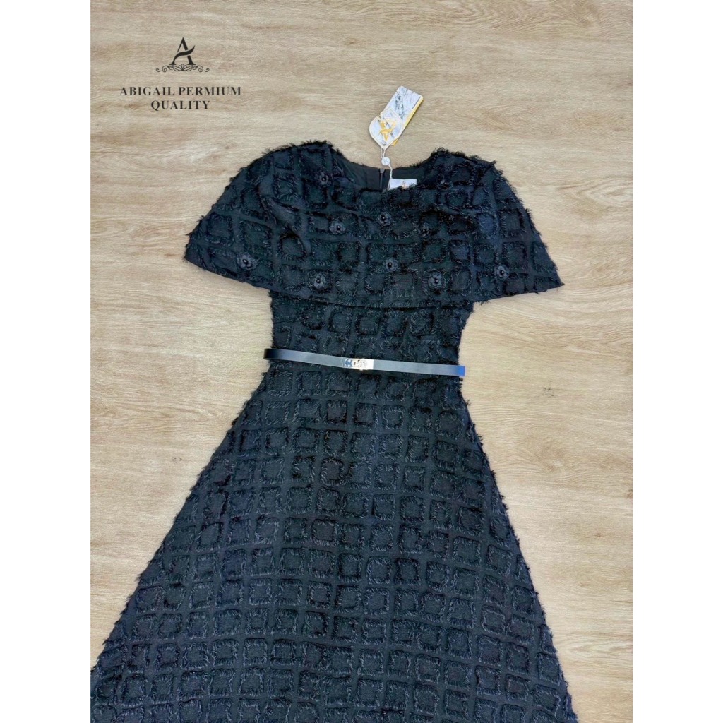 “เช็คสินค้าก่อนสั่งซื้อ สั่งแล้วห้ามยกเลิกน๊าค๊า”ABIGAILเดรสยาวผ้าเท็กซ์เจอร์สไตล์เรียบแต่ดูแพง