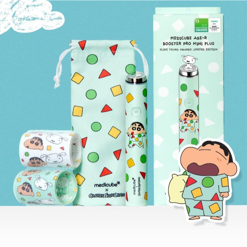 Medicube Age-R Booster Pro Mini Plus (Crayon Shinchan, My Melody) Mini (White, Pink Edition, Kakao Friends)