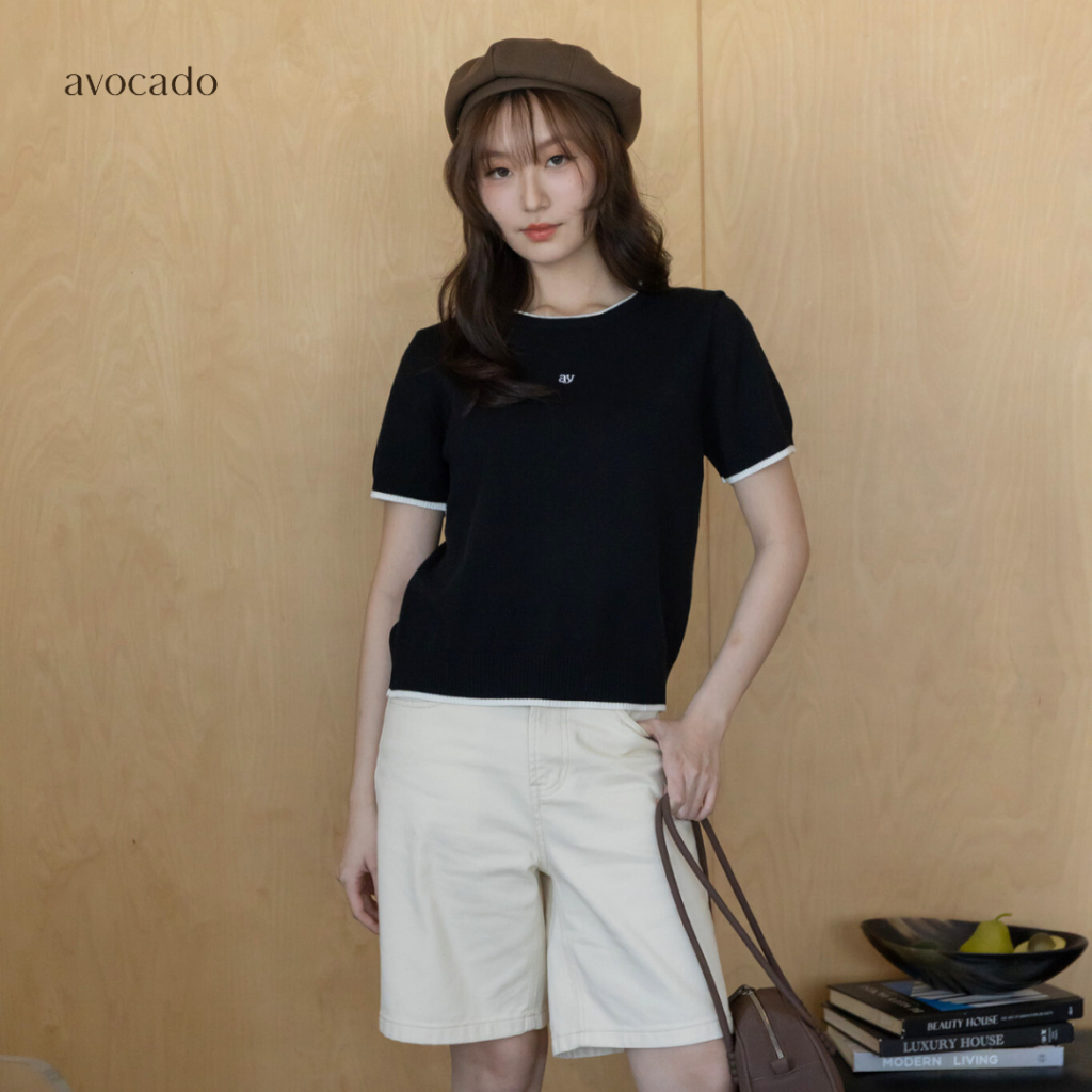 (พร้อมส่ง) avo กางเกงยีนส์ทรง Jort lintel shorts