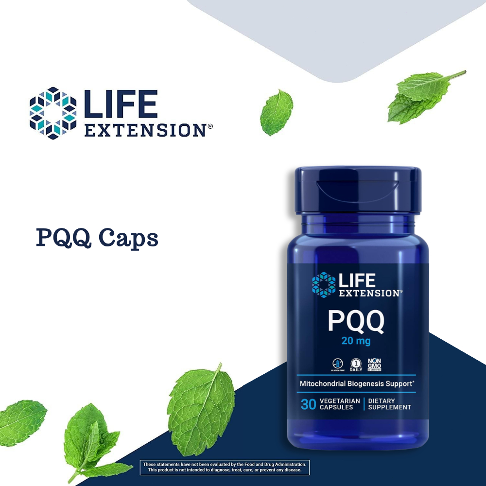 Life Extension PQQ, Pyrroloquinoline Quinone, 20 มก