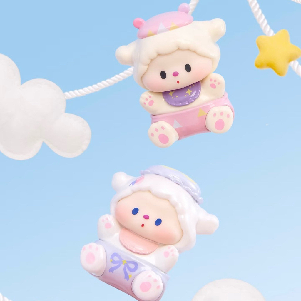 ( พร้อมส่งด่วนในไทย) แบบสุ่ม : บีน – LuLuDog Baby Fete : 1 ซองได้ 5 เม็ด