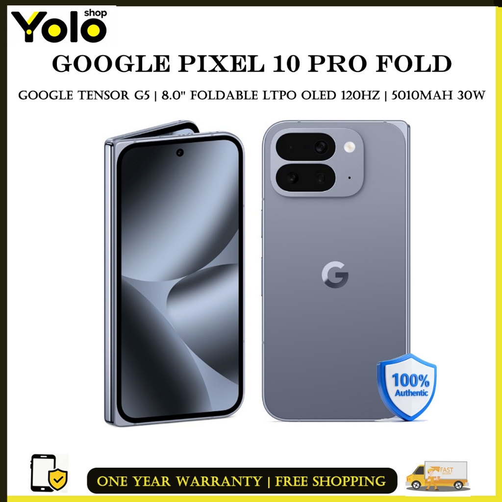 Google Pixel 10 Pro Fold 5G smartphone android 8inch 5015mAh Google Tensor G5