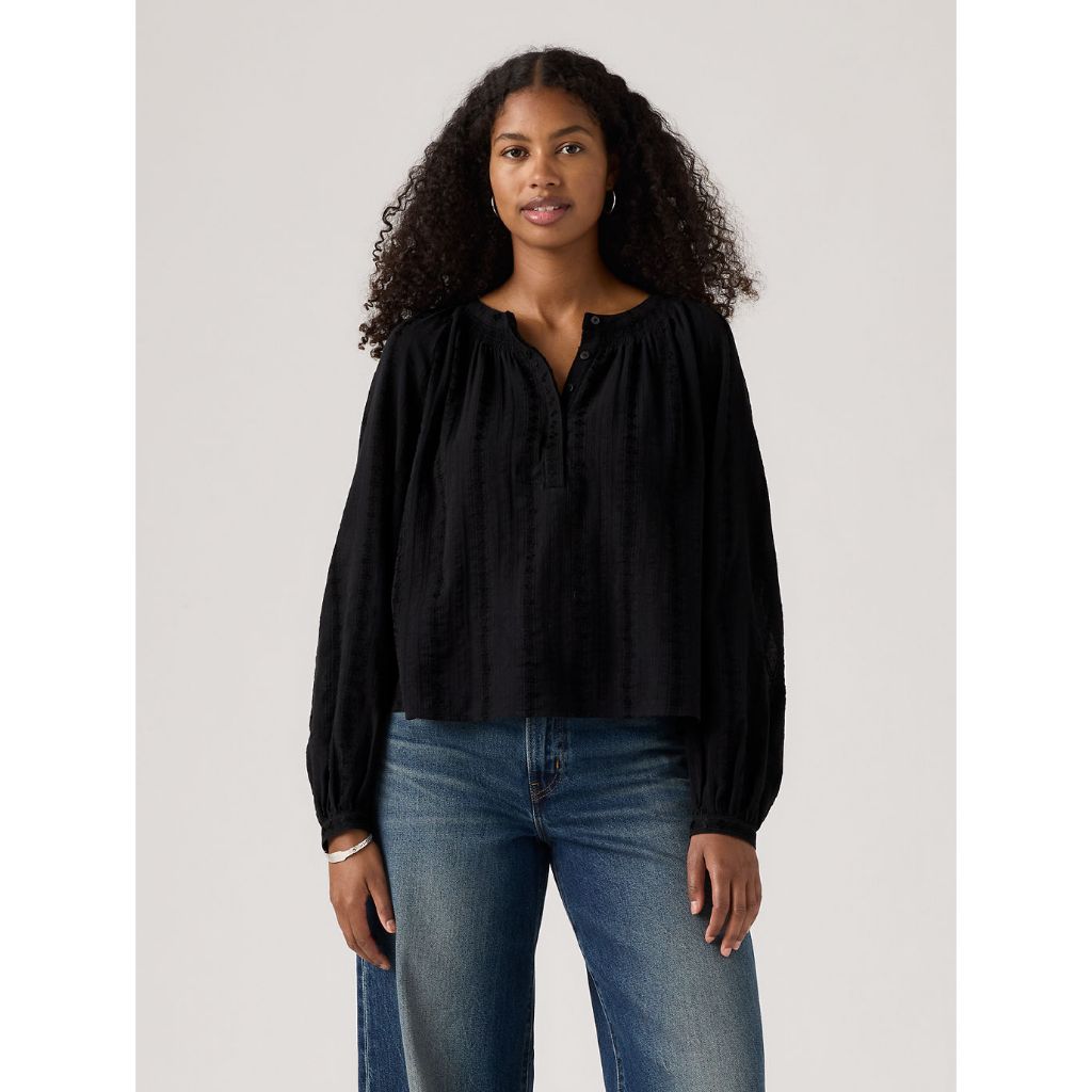 เสื้อเบลาส์ Levi's® Women's Clover Long-Sleeve Blouse
