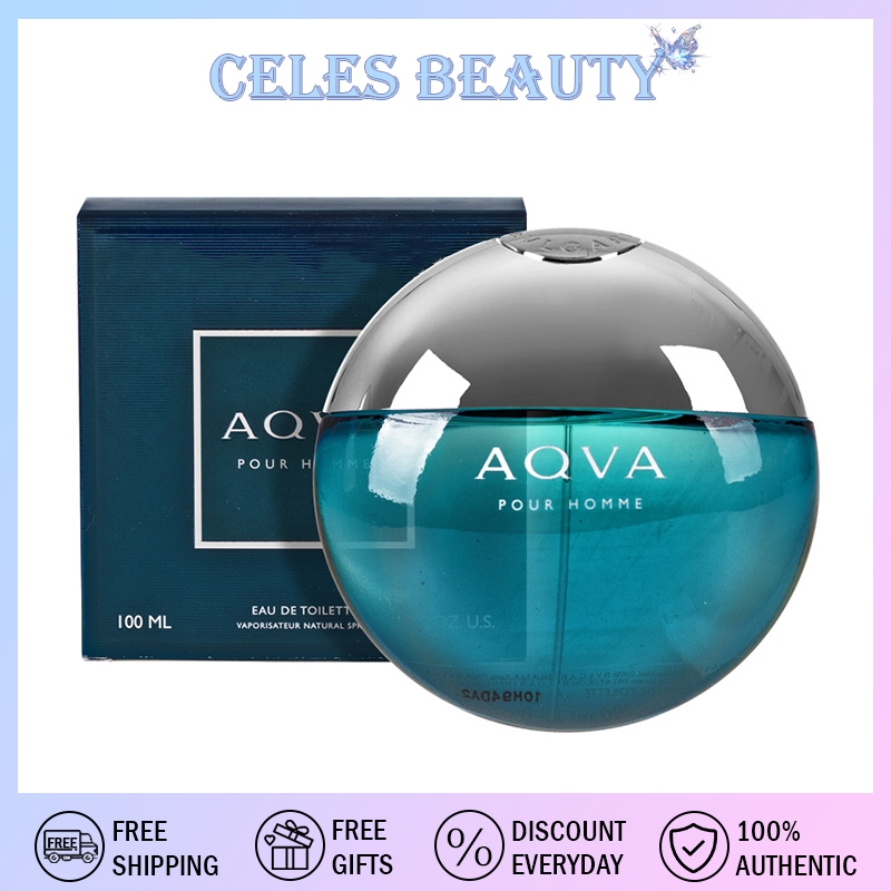 Aqva Pour Homme  Eau de Toilette Perfume 100ml น้ำหอมผู้ชาย กล่องซีล