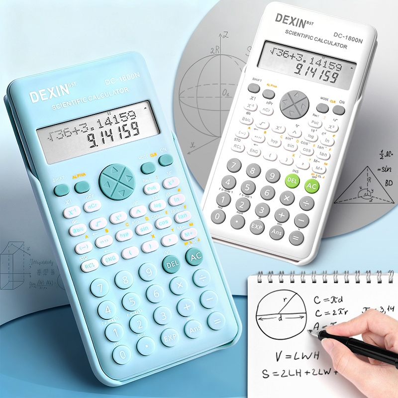 Calculator วิทยาศาสตร์ 240 ฟังก์ชัน รองรับคำนวณซับซ้อน ปุ่มกดทนทาน ใช้งานคล่องตัว มีให้เลือก 5 สี