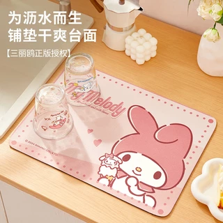 เสื่อฉนวน, เสื่อจานกันน้ํากันลื่น, Sanrio/Hello Kitty/My Melody แผ่นรองจานโต๊ะการ์ตูนป้องกันการลวก