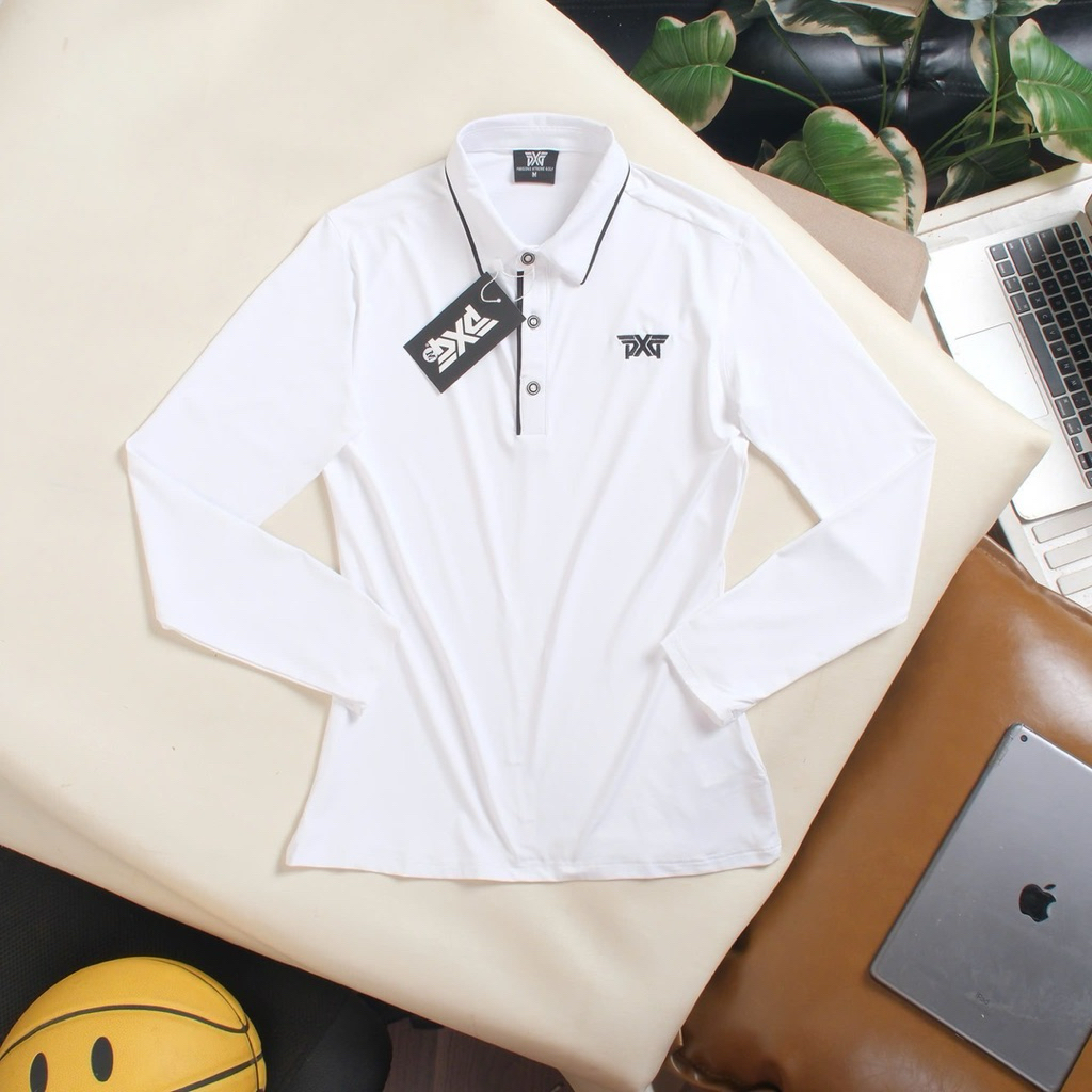 พร้อมส่ง! เสื้อตีกอล์ฟผู้หญิง เสื้อแขนยาวเข้ารูป มีครบไซส์ผ้านิ่มใส่สบายใส่ออกกำลังกาย ระบายความร้อนได้ดี