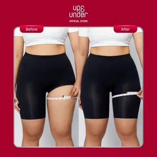 [1 แถม 1] UP&UNDER: กางเกงเก็บต้นขา Thigh Shaper กางเกงกระชับต้นขา ลดต้นขา ใส่สบายเรียบเนียน พร้อมเก็บพุง